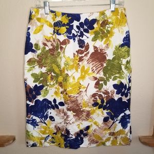 Pendleton floral skirt